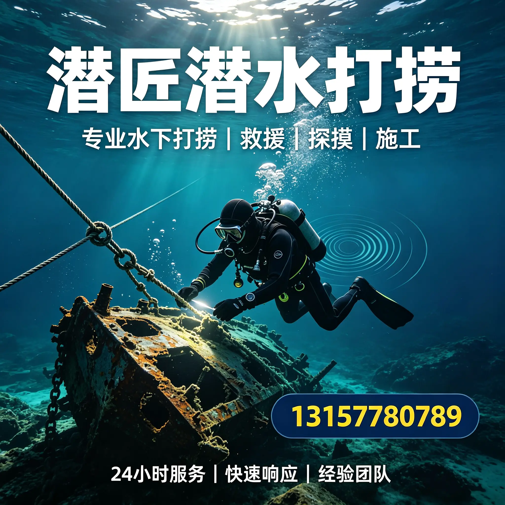 大关水下打捞作业服务产品